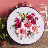 DIY Flowers Ribbon Embroidery