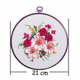 DIY Flowers Ribbon Embroidery