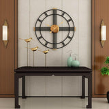 1pcs Retro Metal Mute Wall Clocks