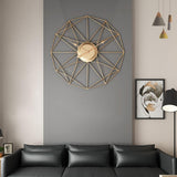 Unique Nordic Iron Art Hanging Wall Clock