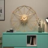 Unique Nordic Iron Art Hanging Wall Clock