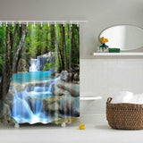 3d green Shower Curtain