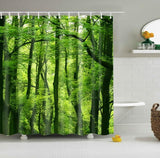 3d green Shower Curtain