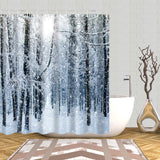 3d green Shower Curtain
