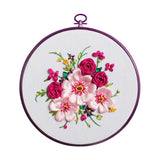 DIY Flowers Ribbon Embroidery