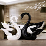 Morden Ceramics Swan Sculpture
