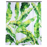 Green Potted Plants Shower Curtain