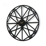 Metal Wall Clock Wrought Iron
