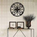 Metal Wall Clock Wrought Iron