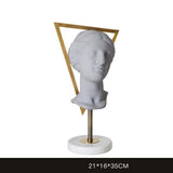Metal Frame Ceramic Sculpture