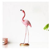 Miniatures Decoration Pink Flamingo Sculpture