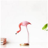 Miniatures Decoration Pink Flamingo Sculpture