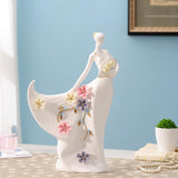 Elegant Ceramic Beauty Sculpture