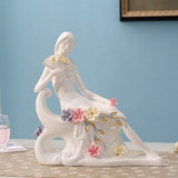Elegant Ceramic Beauty Sculpture