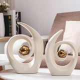 Moder Gold Ceramic Sculpture