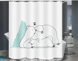 Bear Bathroom Shower Curtain