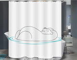 Bear Bathroom Shower Curtain