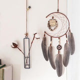 Owl Dreamcatcher Decor Wind Chimes