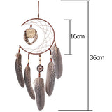 Owl Dreamcatcher Decor Wind Chimes